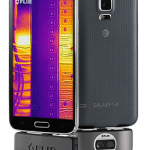 The third-generation FLIR ONE (shown here for Android) features MSX and VividIR advanced image processing.