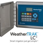 Smart irrigation controller device in a gray case