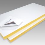 2 800 Series Spin-Glas Ultra fiberglass insulation boards by Johns Manville