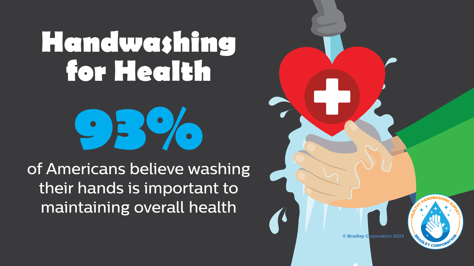 Bradley Corp. Healthy Handwashing Survey graphic