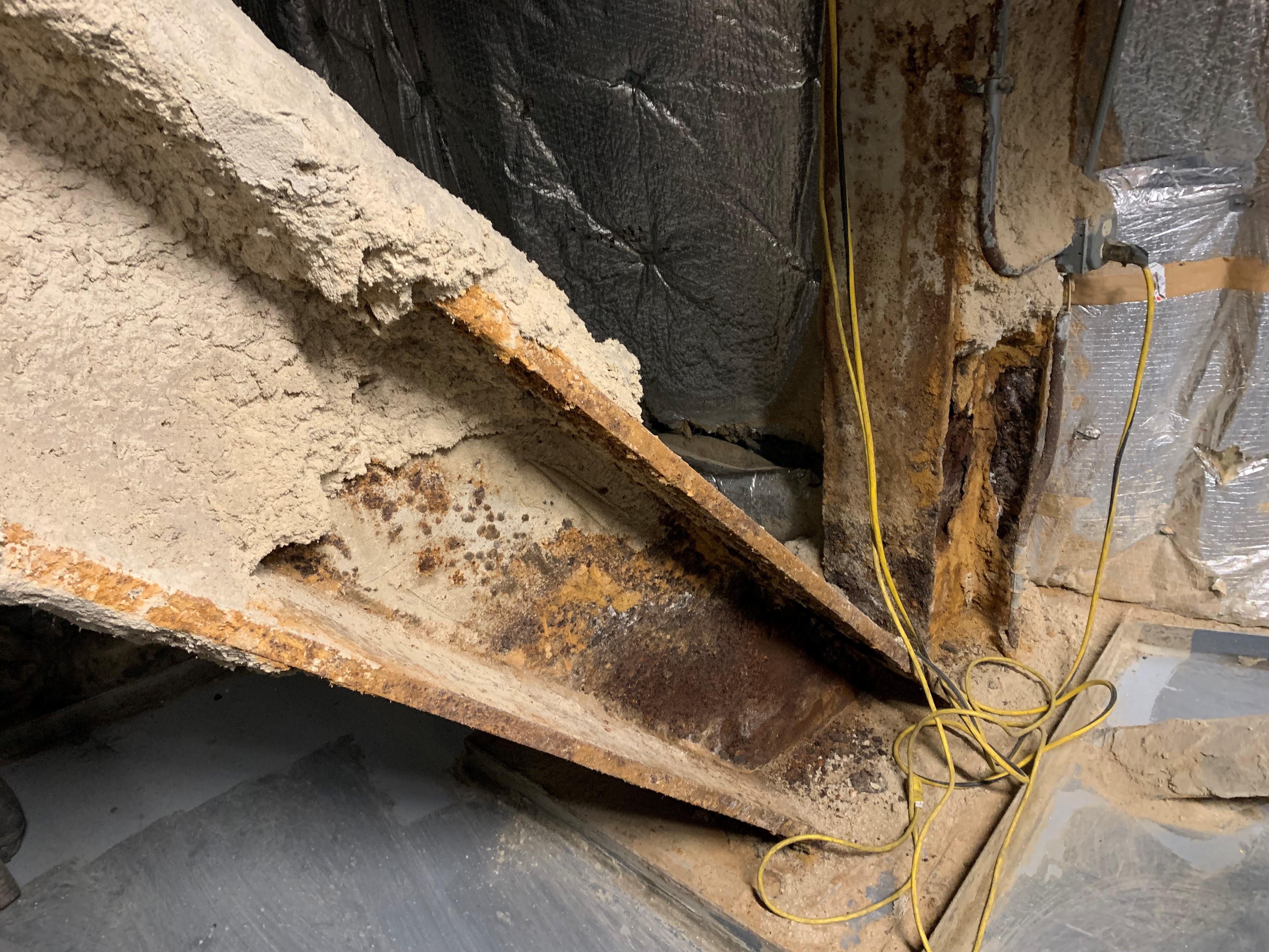 Western Specialty Contractors - galvanic corrosion on beams