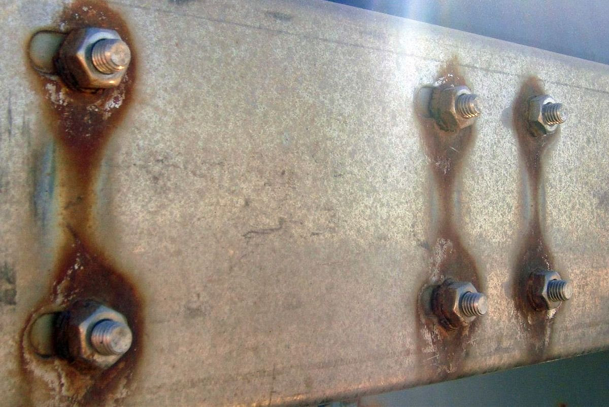 WSC - galvanic corrosion on bolts