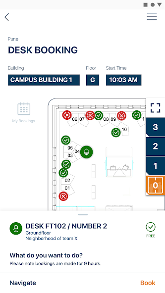 ISS Workplace App - Desk Booking