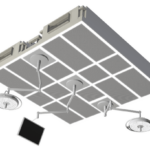 Titus Nexus OR Suite system (square fixture) for lighting and IAQ