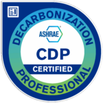 ASHRAE Certified Decarbonization Professional (CDP) badge