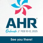 AHR Expo 2025 event square with fan icon at top